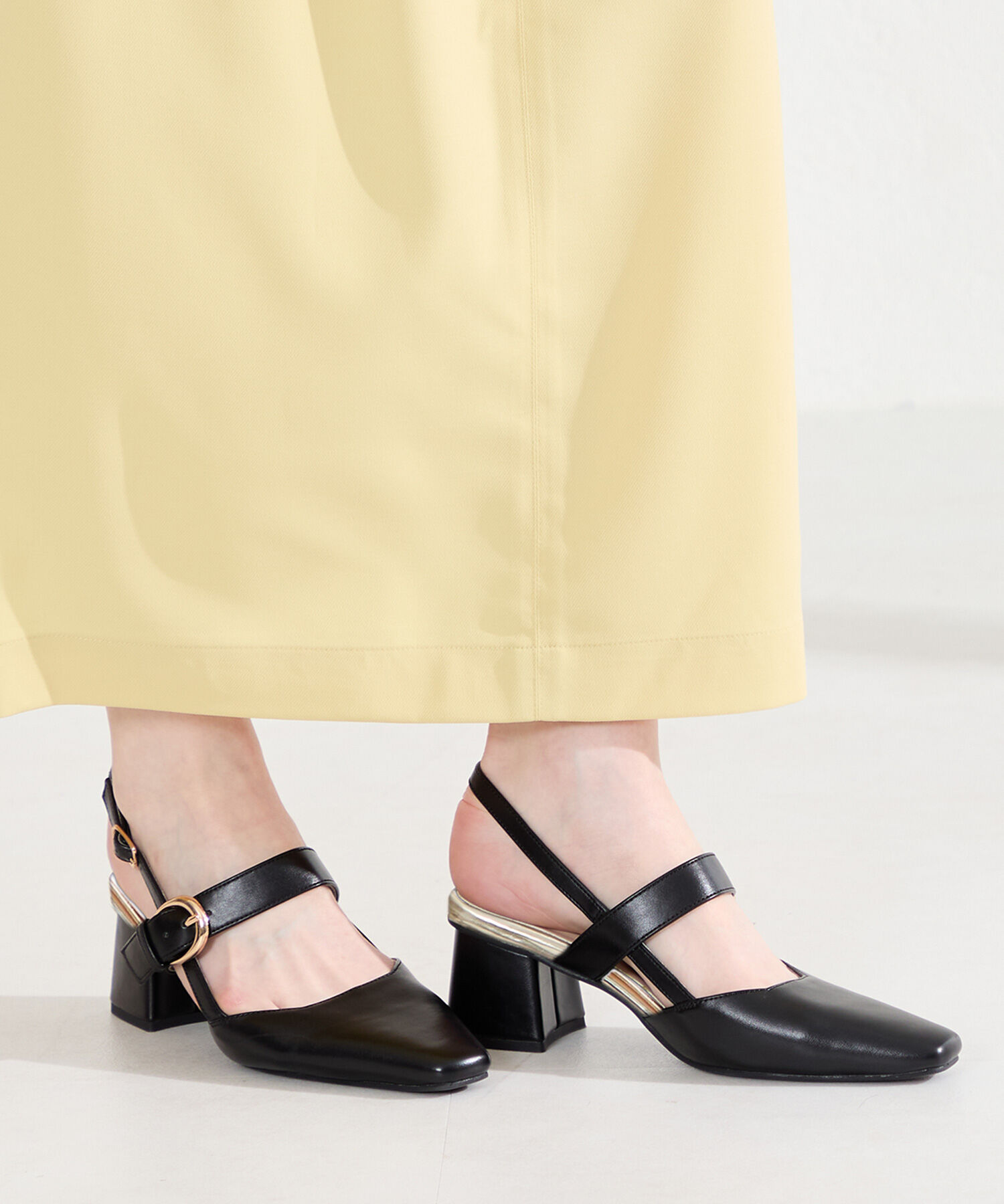 ORiental TRaffic「●2026春夏新作●バック ストラップ パンプス /61101」|パンプス|BLACK