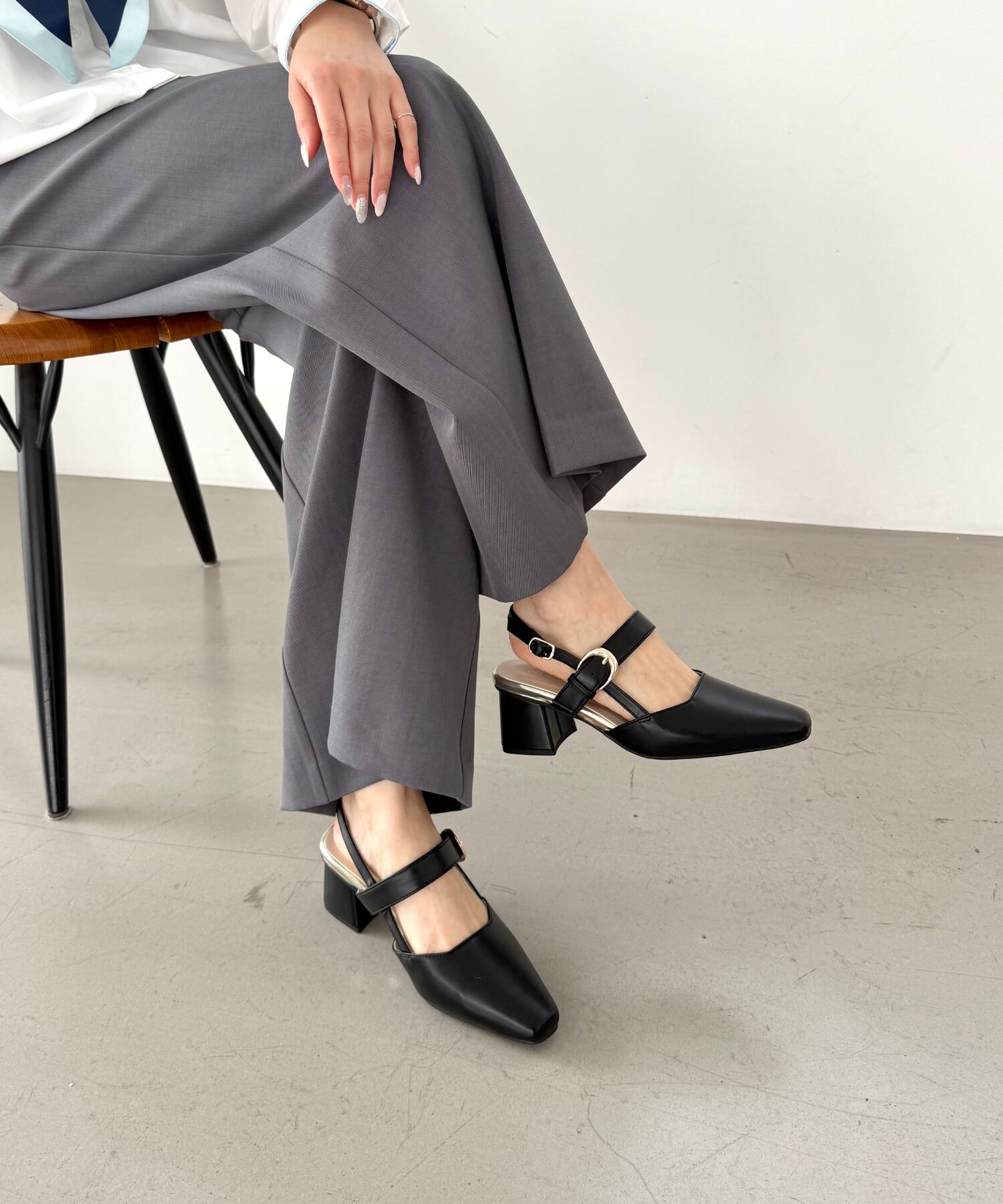 ORiental TRaffic「●2026春夏新作●バック ストラップ パンプス /61101」|パンプス|