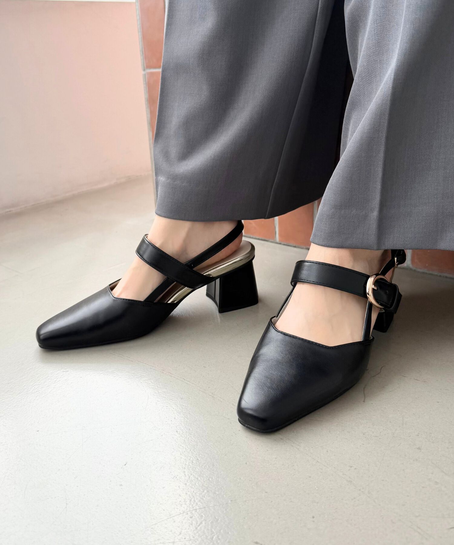 ORiental TRaffic「●2026春夏新作●バック ストラップ パンプス /61101」|パンプス|