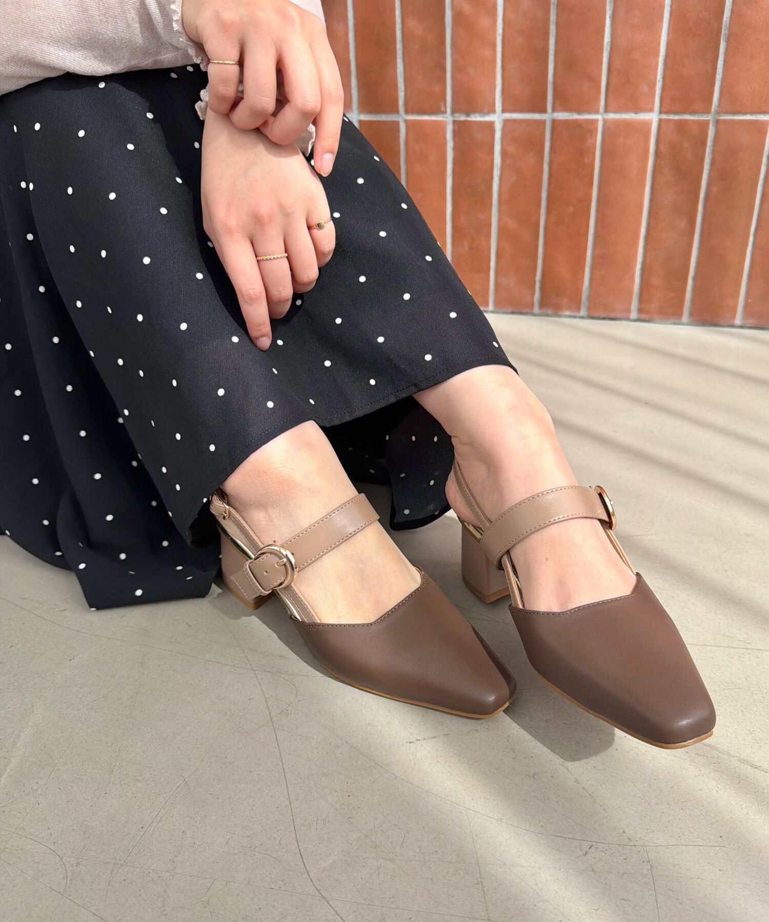 ORiental TRaffic「●2026春夏新作●バック ストラップ パンプス /61101」|パンプス|