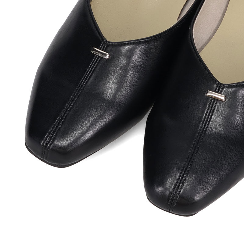 ORiental TRaffic「●2026春夏新作●ゴールドパーツVカットバブーシュ/61112」|パンプス|