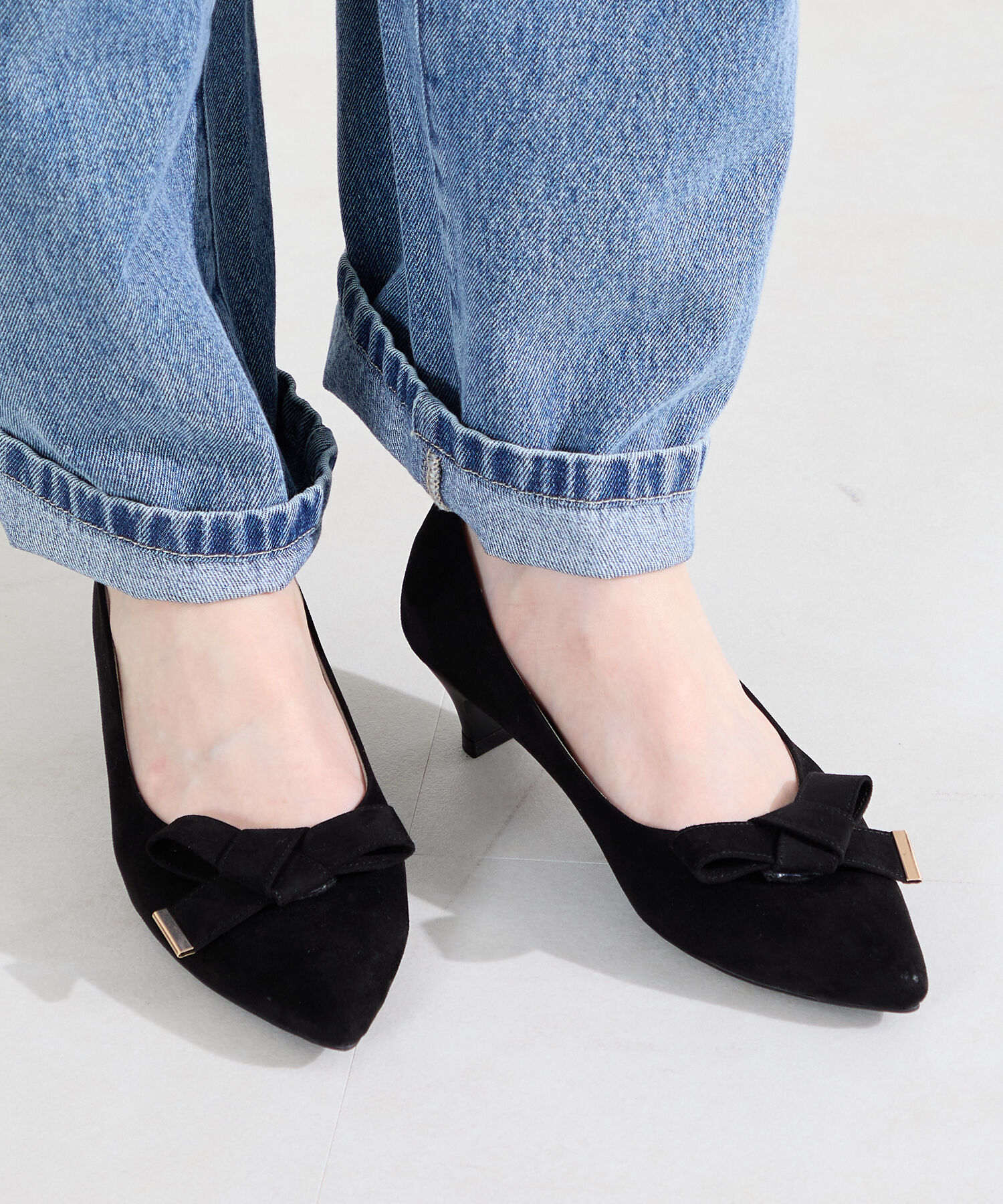 WA Oriental TRaffic「●2026春夏新作●2way リボン ミドル ヒール パンプス /62108」|パンプス|