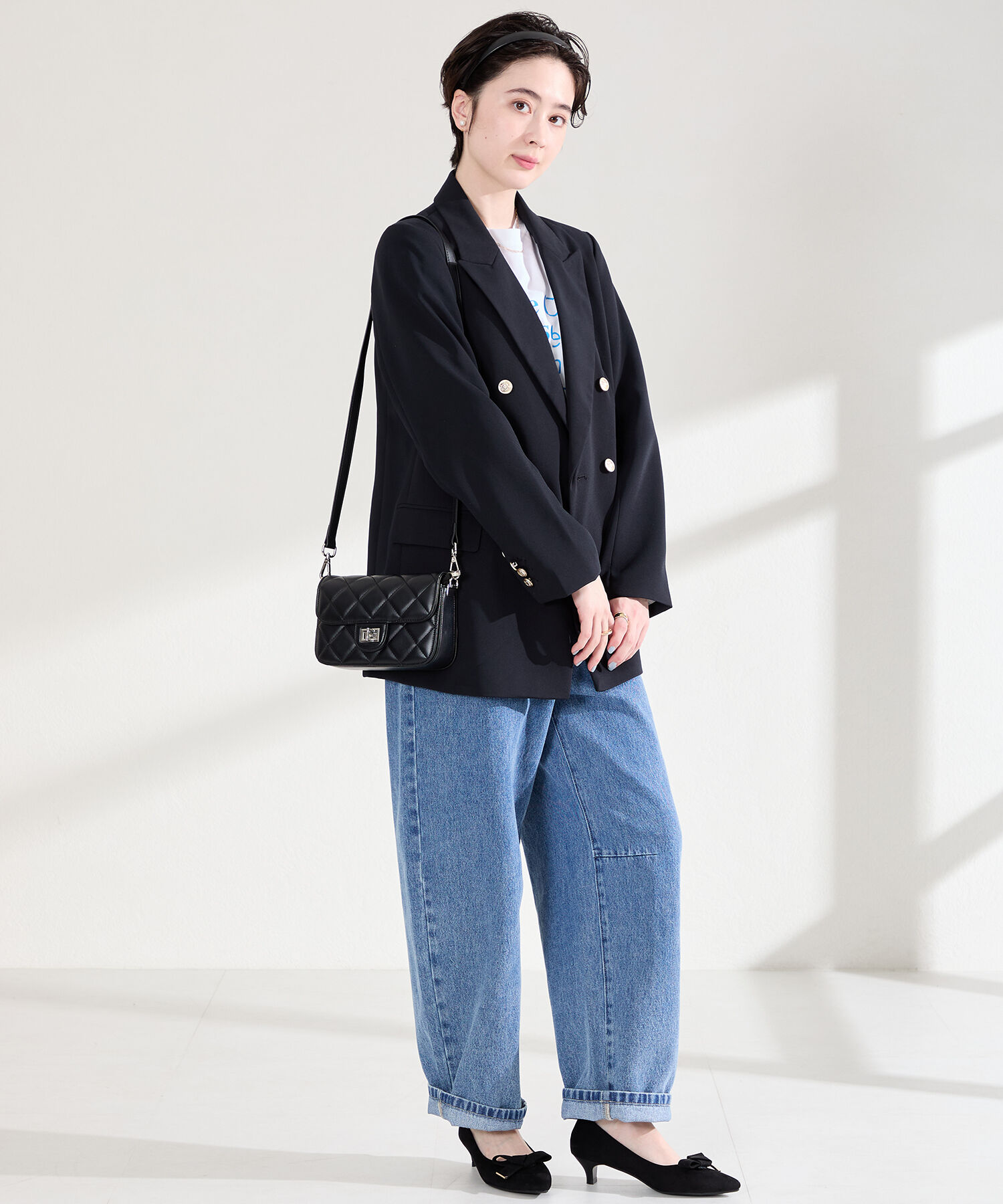 WA Oriental TRaffic「●2026春夏新作●2way リボン ミドル ヒール パンプス /62108」|パンプス|