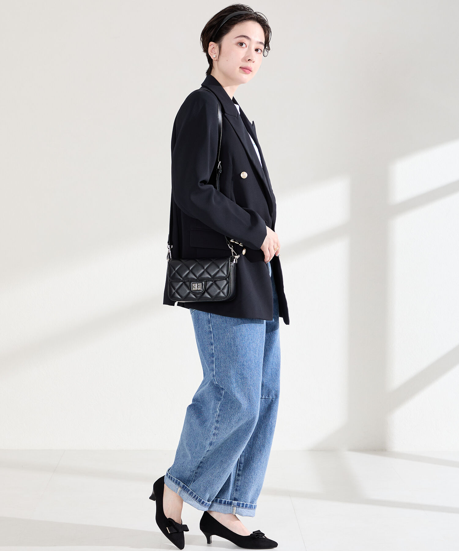 WA Oriental TRaffic「●2026春夏新作●2way リボン ミドル ヒール パンプス /62108」|パンプス|