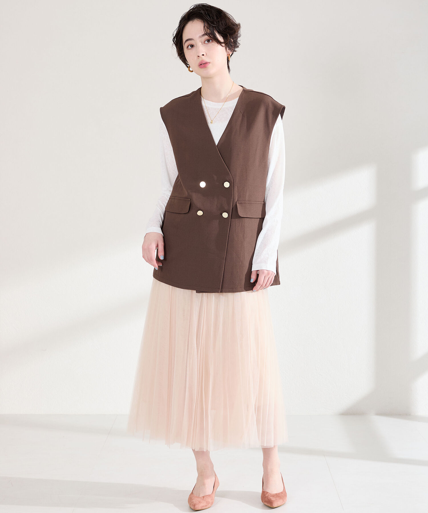 WA Oriental TRaffic「●2026春夏新作●2way リボン ミドル ヒール パンプス /62108」|パンプス|