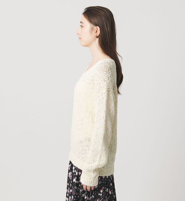 UNITED ARROWS「カラーミックス Vネックニット」|ニット・セーター|