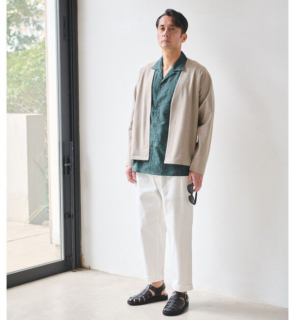 UNITED ARROWS green label relaxing「【別注】【WEB限定】＜3/2 WORKS＞GLR 2プリーツ チノパンツ」|チノ|