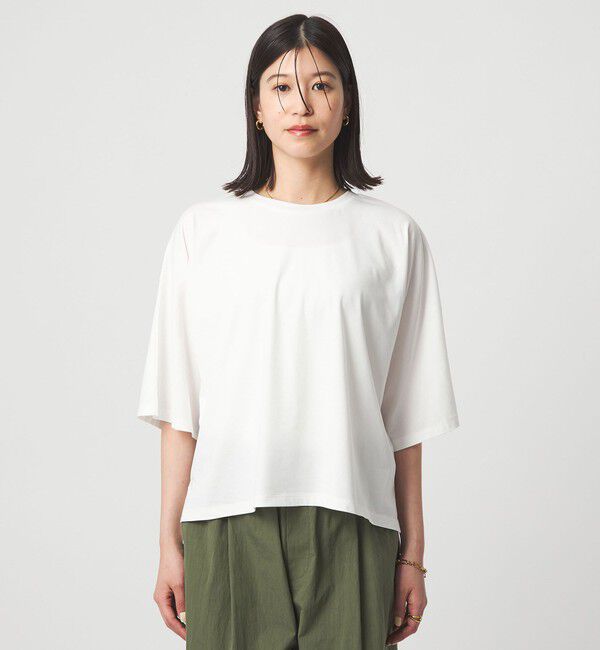 UNITED ARROWS green label relaxing「【WEB限定】＜at ease＞ドルマン カットソー 接触冷感」|Tシャツ・カットソー|
