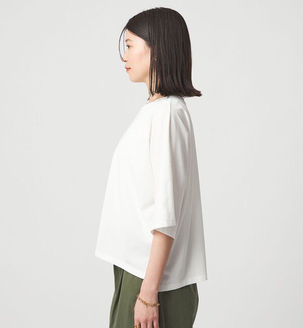 UNITED ARROWS green label relaxing「【WEB限定】＜at ease＞ドルマン カットソー 接触冷感」|Tシャツ・カットソー|