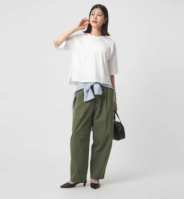 UNITED ARROWS green label relaxing「【WEB限定】＜at ease＞ドルマン カットソー 接触冷感」|Tシャツ・カットソー|