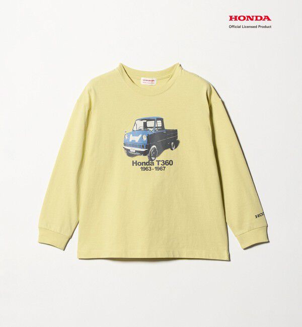 UNITED ARROWS green label relaxing「【別注】＜URBAMENT＞Honda ロングスリーブ Tシャツ / キッズ 140cm-150cm」|Tシャツ・カットソー|YELLOW