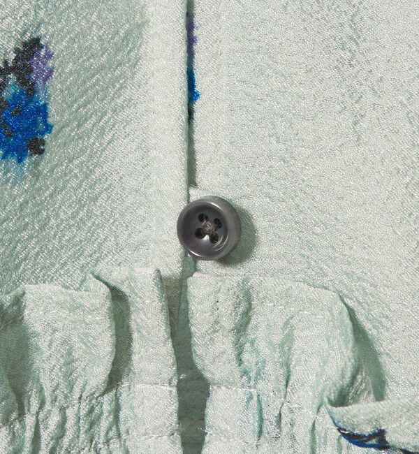 EMMEL REFINES「＜EMMEL REFINES＞EM フラワープリント パフスリーブ ブラウス」|シャツ・ブラウス|