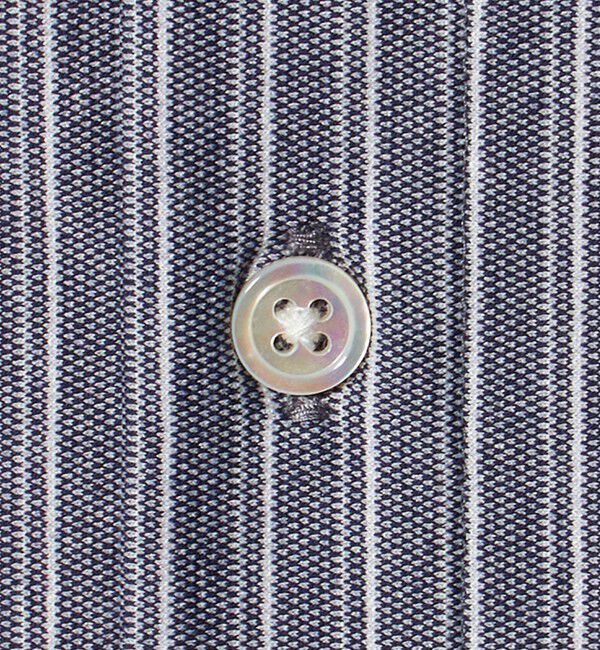 BEAUTY&YOUTH UNITED ARROWS「クイック ストレッチ ストライプ シャンブレー ボタンダウン 半袖シャツ SLIM型 吸水速乾機能付き」|シャツ・ブラウス|