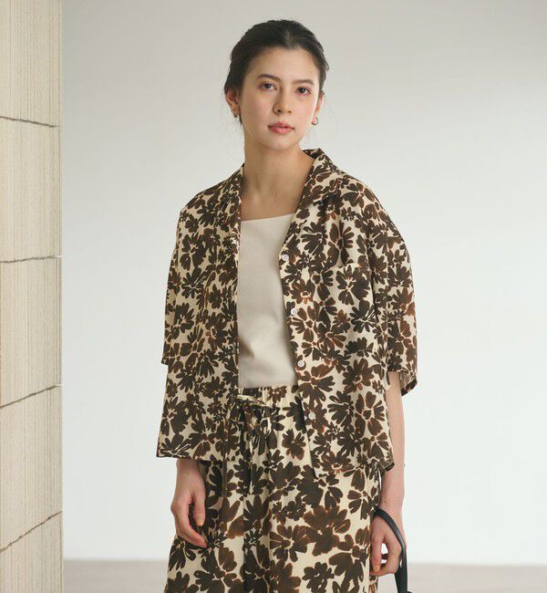 BEAUTY&YOUTH UNITED ARROWS「フラワープリント シャツ ウォッシャブル」|シャツ・ブラウス|