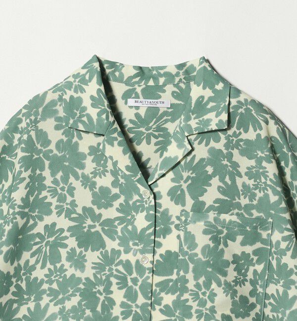 BEAUTY&YOUTH UNITED ARROWS「フラワープリント シャツ ウォッシャブル」|シャツ・ブラウス|