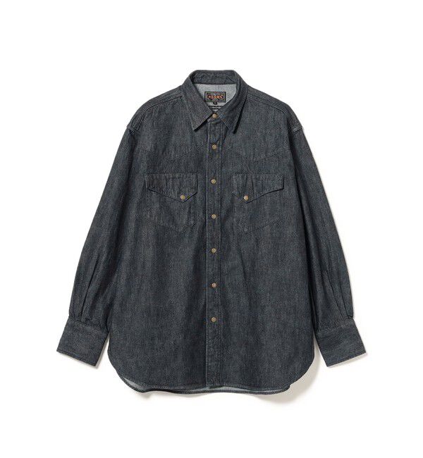 BEAMS PLUS「ダブルダイ デニム ウエスタン シャツ」|シャツ・ブラウス|
