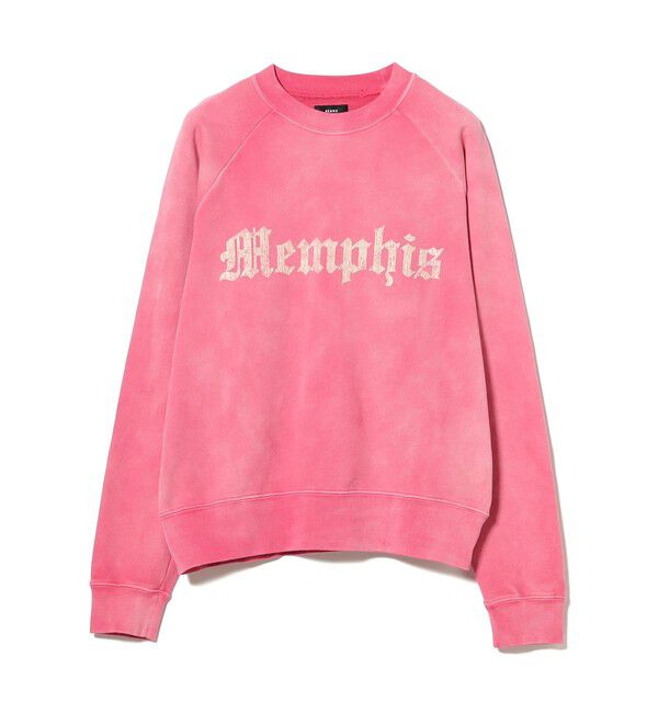 BEAMS「【リラックスフィット】プリント フェード スウェット」|スウェット・ジャージ|FADE_RED