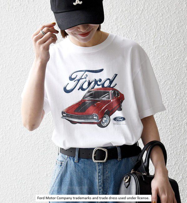 SHIPS any「《予約》GOOD ROCK SPEED:〈洗濯機可能〉Ford CAR ロゴ プリント TEE」|Tシャツ・カットソー|