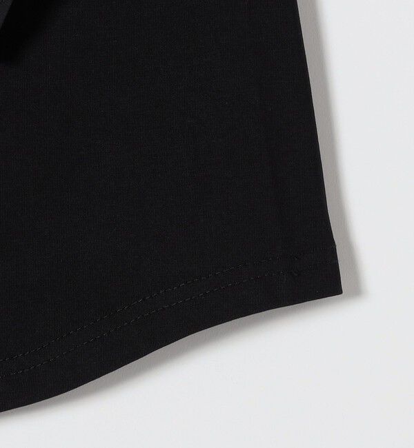 SHIPS any「《予約》SHIPS any:〈洗濯機可能〉フリル コンビ ノースリーブ TEE」|Tシャツ・カットソー|