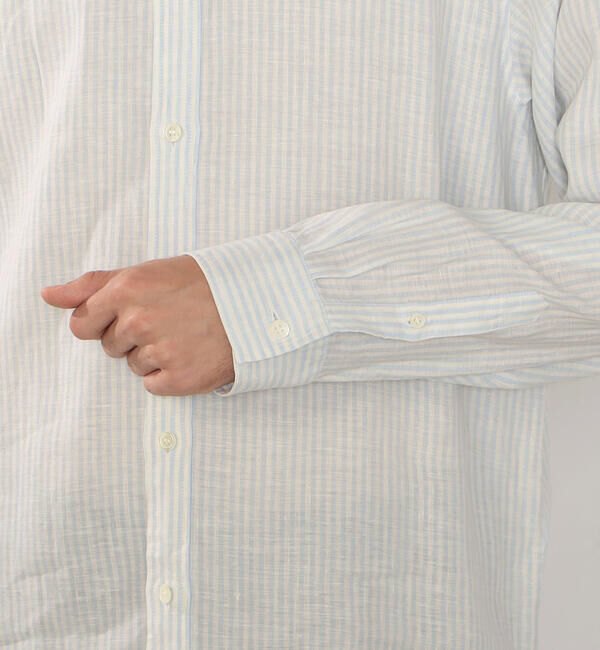 GALERIE VIE「リネンレギュラーカラーシャツ」|シャツ・ブラウス|