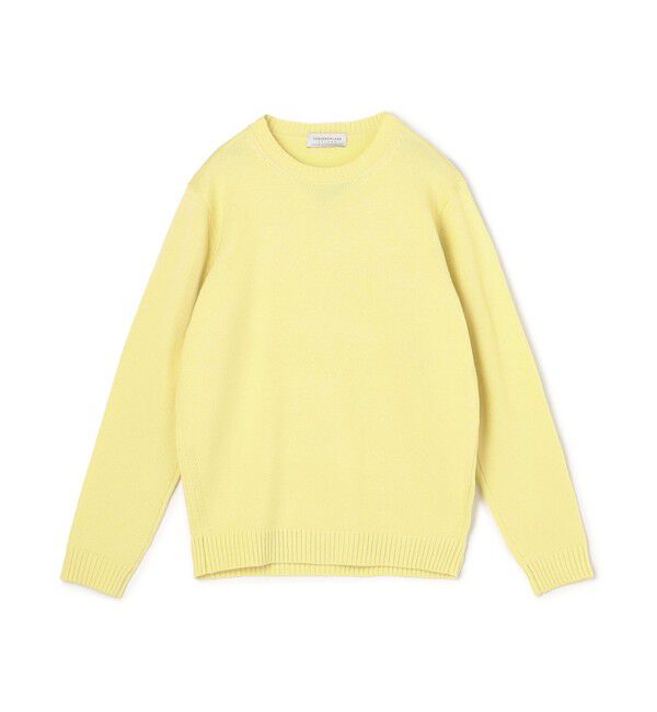 TOMORROWLAND MENS「TOMORROWLAND tricot メリノベーシック クルーネックプルオーバー」|ニット・セーター|23 イエロー