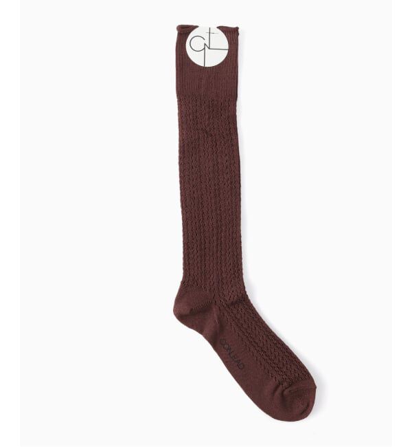 EDIFICE「CONLEAD(コンリード) Lace Socks Long」|ソックス|ブラウン