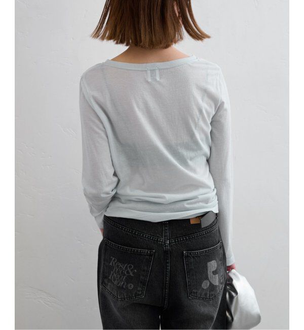 U by SPICK&SPAN「《追加2》C/NY シアートップス」|Tシャツ・カットソー|