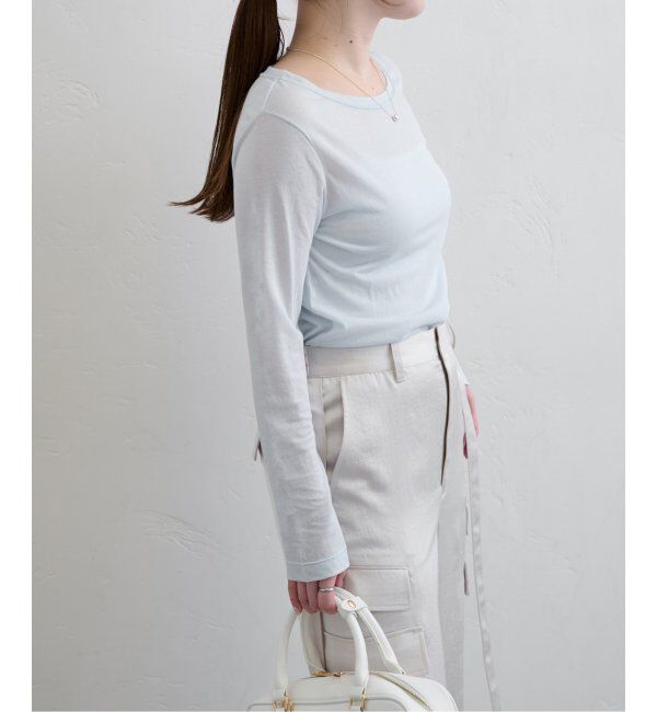 U by SPICK&SPAN「《追加2》C/NY シアートップス」|Tシャツ・カットソー|