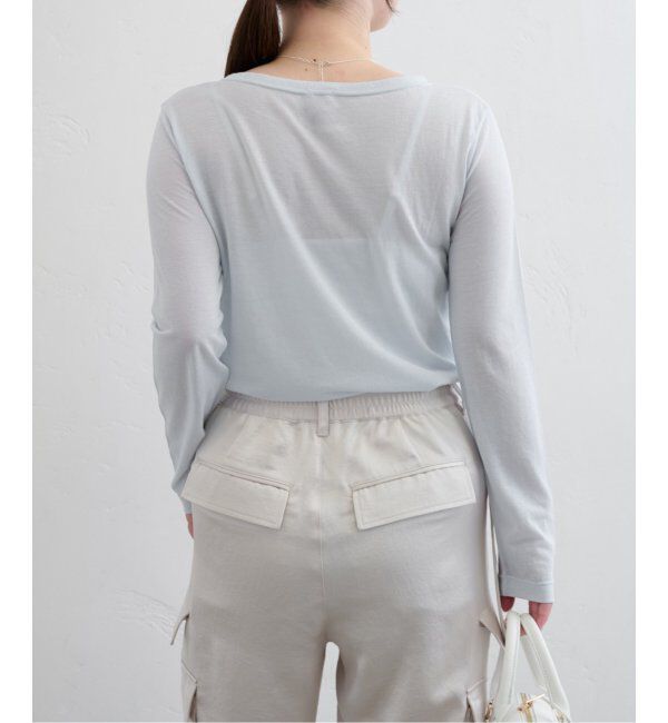 U by SPICK&SPAN「《追加2》C/NY シアートップス」|Tシャツ・カットソー|