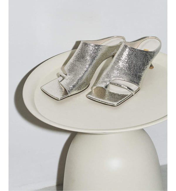 GRISE「《追加予約3》GRISE5cmレザースクエアソフトトング」|サンダル|