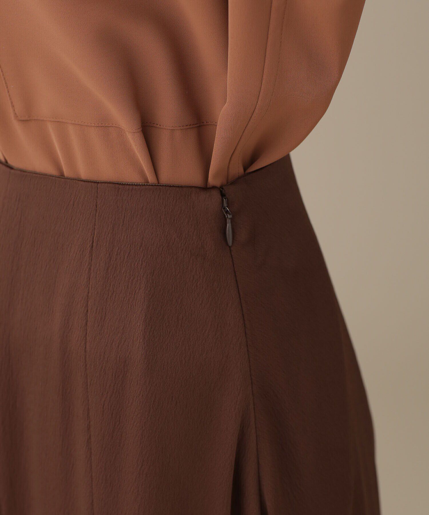 nano･universe「LB.03/エスカルゴ切り替えサテンスカート」|スカート|