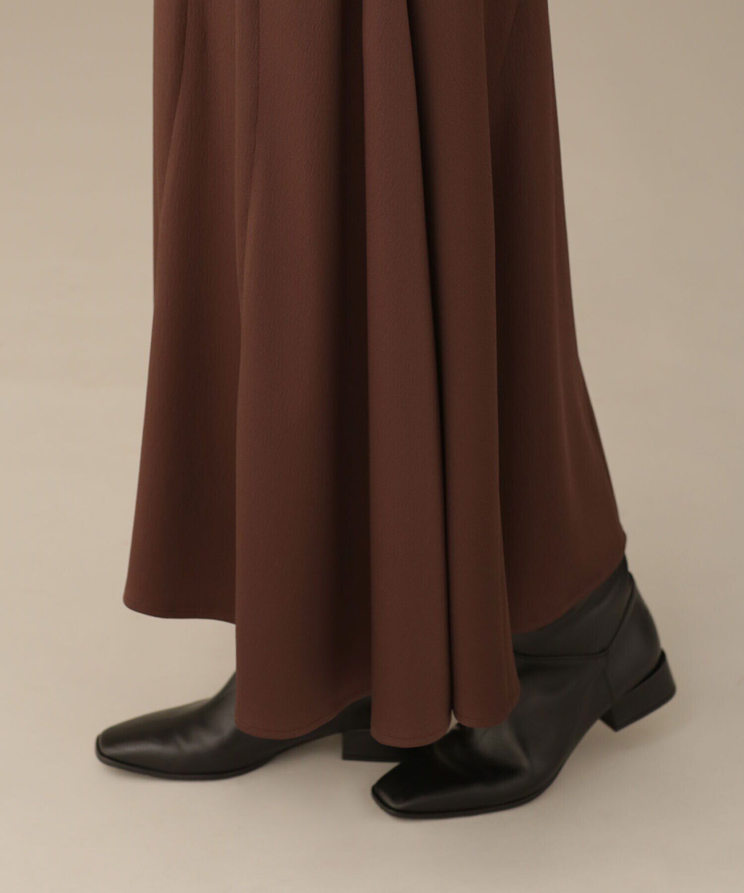 nano･universe「LB.03/エスカルゴ切り替えサテンスカート」|スカート|