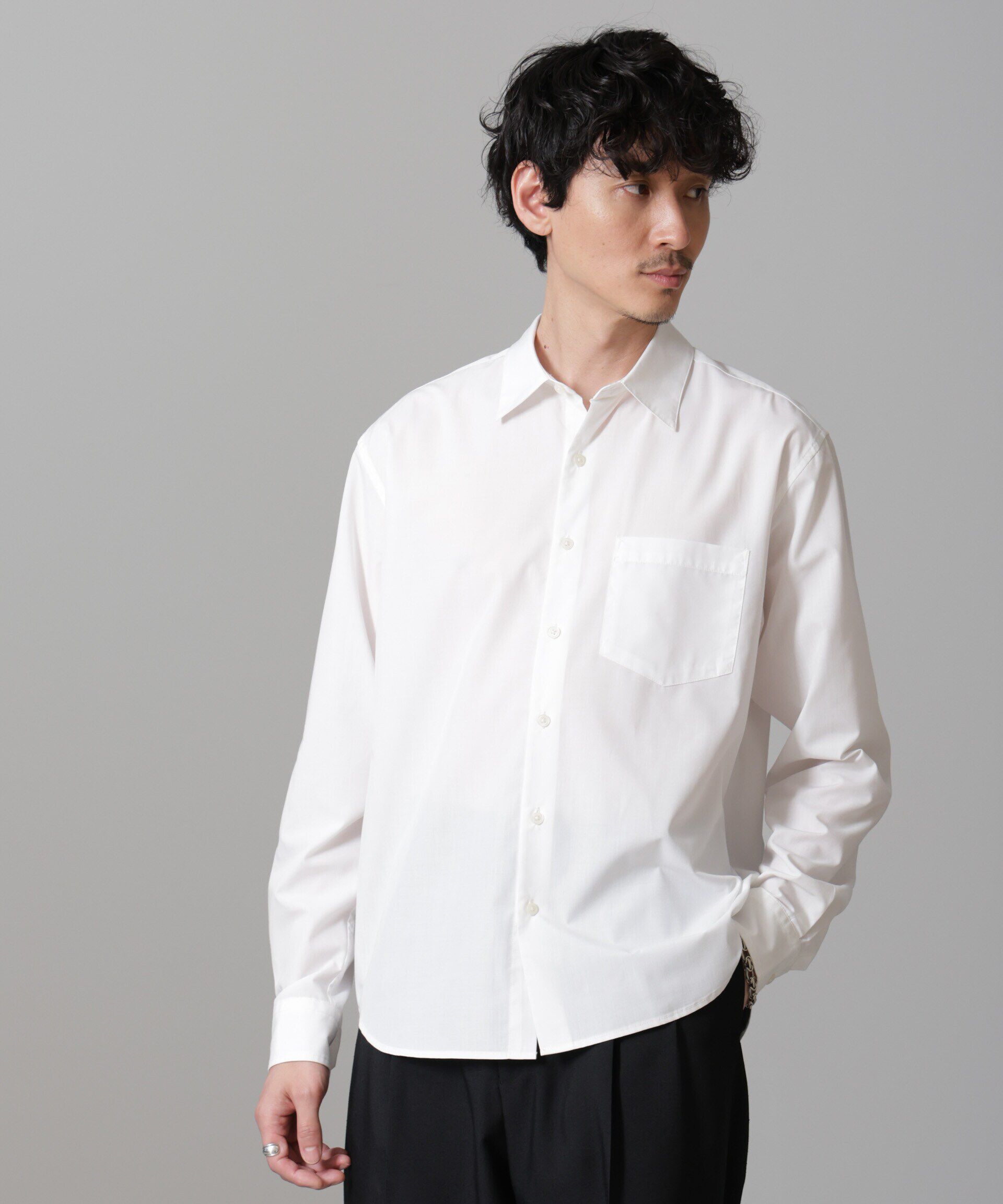 nano･universe「バンブーフォート レギュラーカラーシャツ」|シャツ・ブラウス|