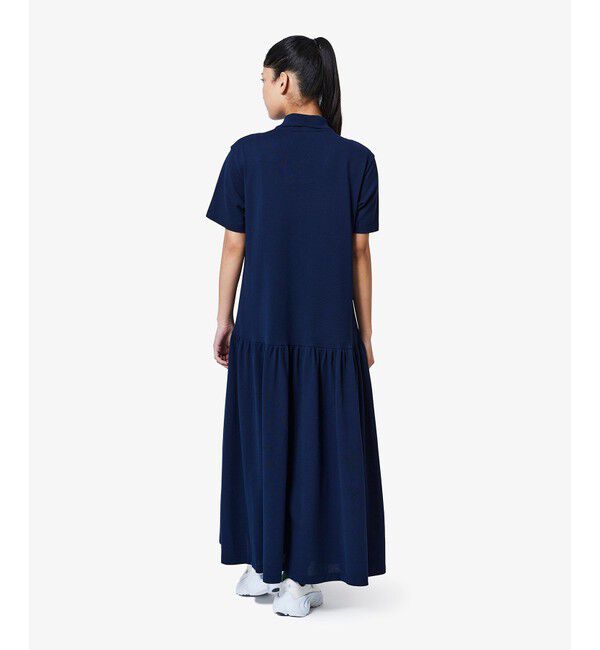 LACOSTE「ローウエストポロドレス マキシ丈ワンピース」|ワンピース|