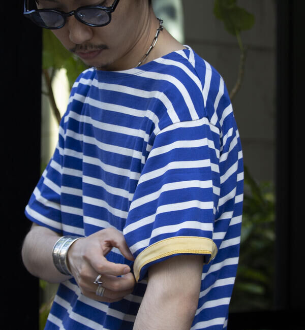 GLOSTER「【GLOSTER/グロスター】バスクシャツ ボーダーTシャツ ショートスリーブ」|Tシャツ・カットソー|