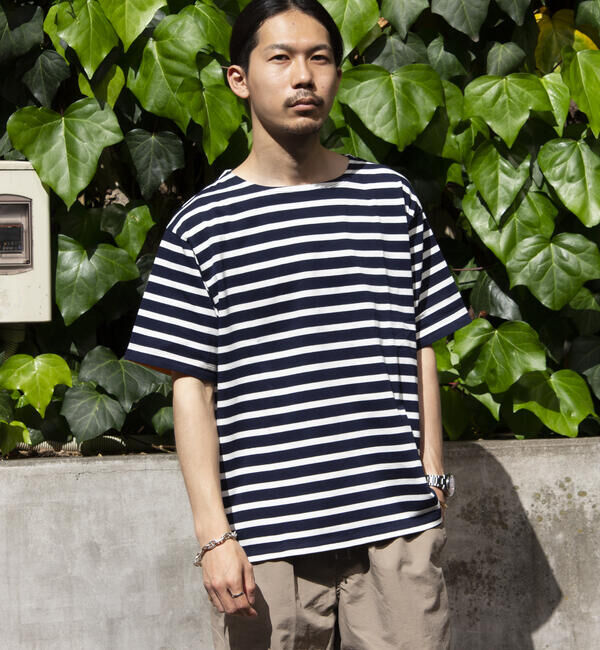 GLOSTER「【GLOSTER/グロスター】バスクシャツ ボーダーTシャツ ショートスリーブ」|Tシャツ・カットソー|