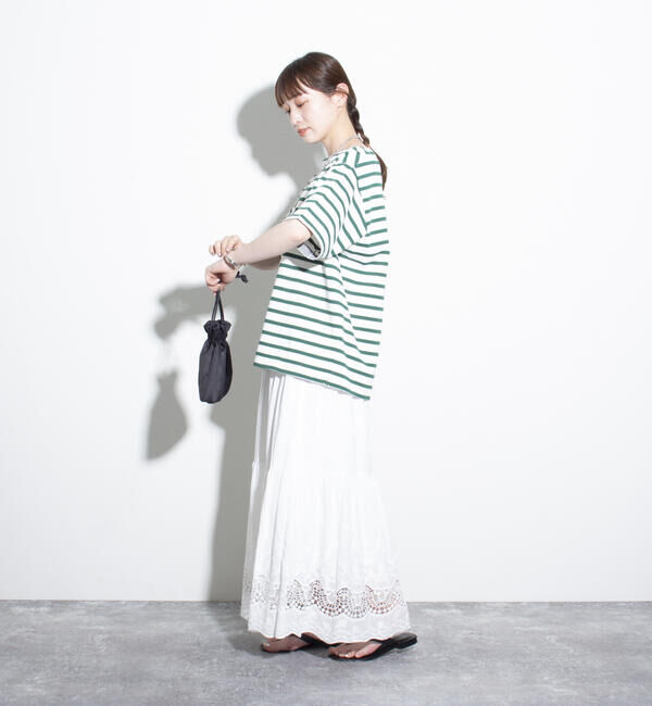 GLOSTER「【GLOSTER/グロスター】バスクシャツ ボーダーTシャツ ショートスリーブ」|Tシャツ・カットソー|