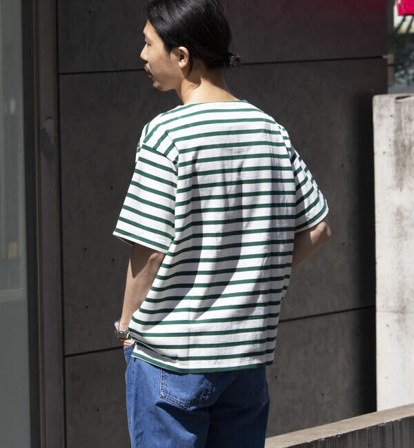 GLOSTER「【GLOSTER/グロスター】バスクシャツ ボーダーTシャツ ショートスリーブ」|Tシャツ・カットソー|