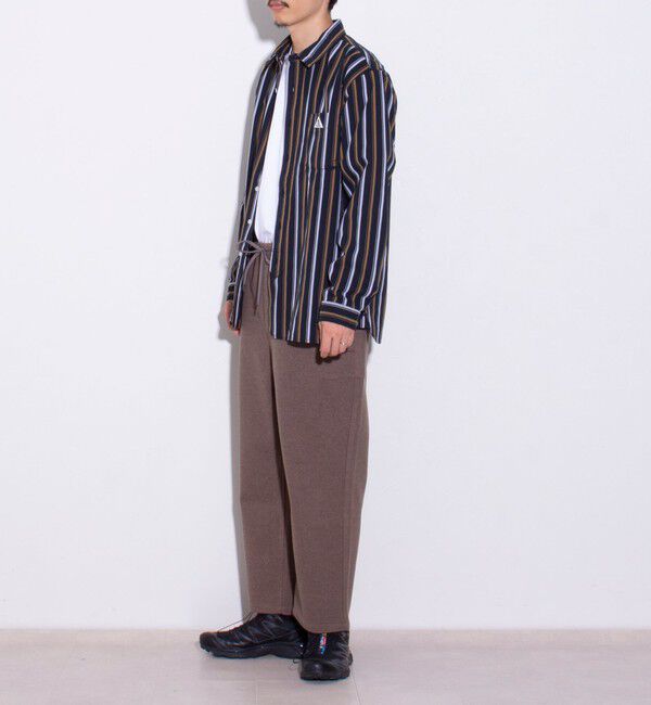 GLOSTER「【GEVACO/ゲバコ】ピーチ起毛マルチストライプレギュラーシャツ」|シャツ・ブラウス|