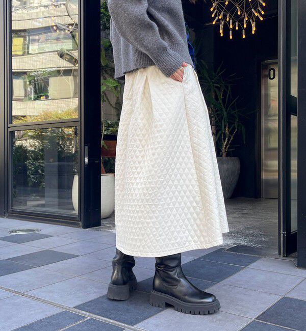 fredy emue「キルティングタックスカート」|スカート|