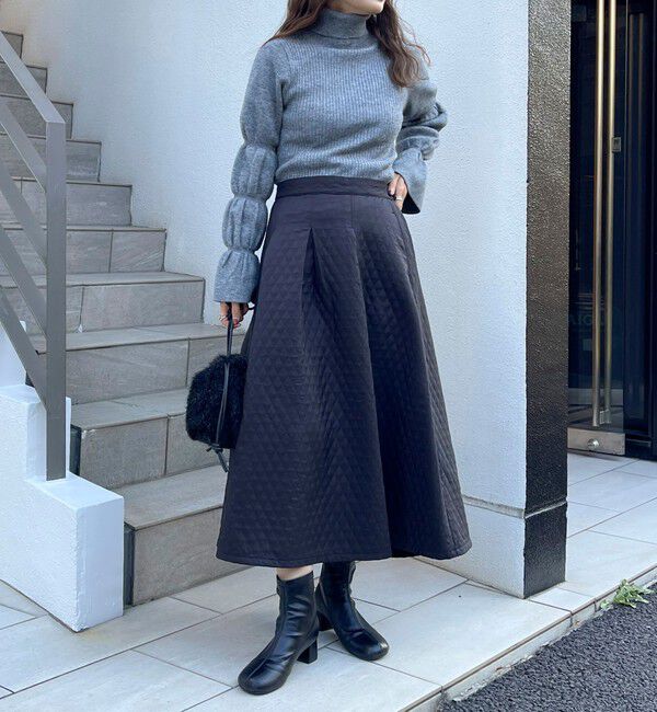 fredy emue「キルティングタックスカート」|スカート|