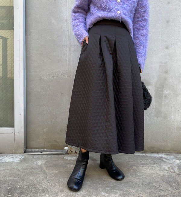 fredy emue「キルティングタックスカート」|スカート|