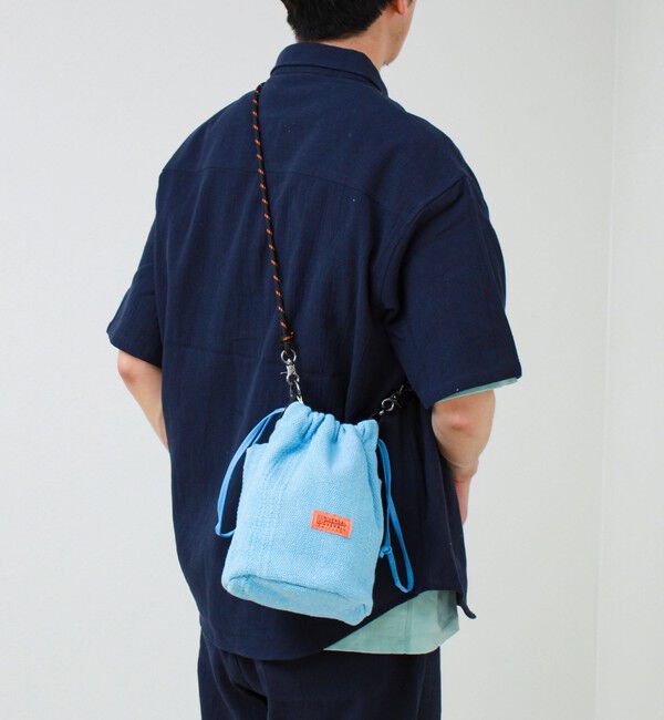 GLOSTER「【UNIVERSAL OVERALL】Summer knit purse」|ショルダー・メッセンジャー|