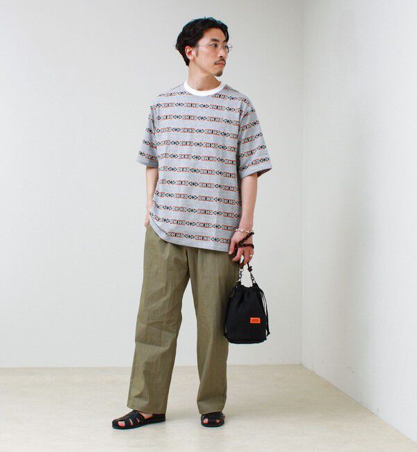 GLOSTER「【UNIVERSAL OVERALL】Summer knit purse」|ショルダー・メッセンジャー|