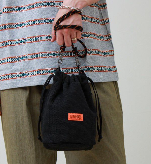 GLOSTER「【UNIVERSAL OVERALL】Summer knit purse」|ショルダー・メッセンジャー|