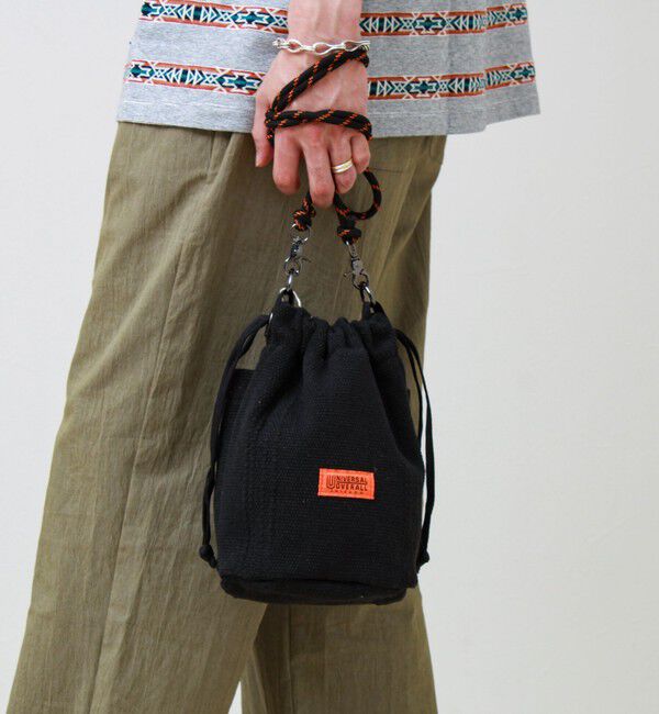 GLOSTER「【UNIVERSAL OVERALL】Summer knit purse」|ショルダー・メッセンジャー|