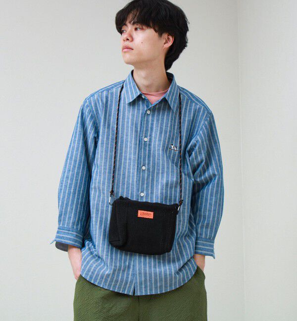 GLOSTER「【UNIVERSAL OVERALL】Summer knit sacoche」|ショルダー・メッセンジャー|