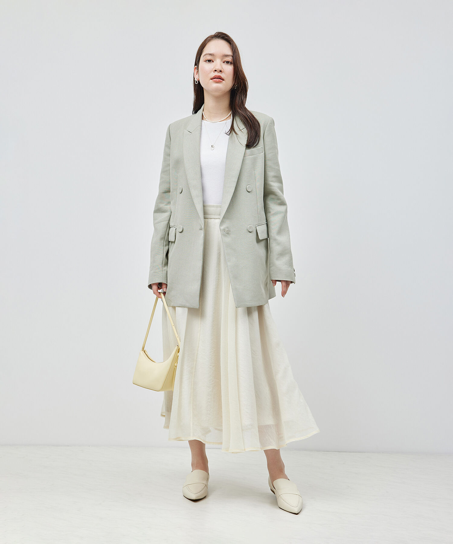 ROPE「ヘビーリネン ダブルジャケット」|テーラードジャケット|