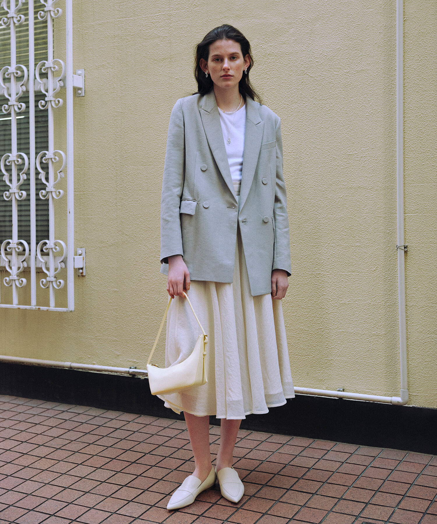 ROPE「ヘビーリネン ダブルジャケット」|テーラードジャケット|