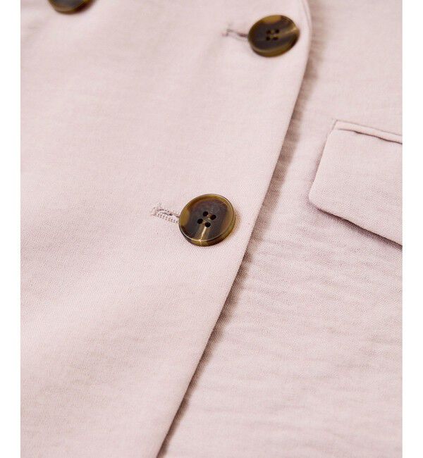 VIS「美easyリネンライクテーラードジャケット/イージーケア・接触冷感・セットアップ対応」|テーラードジャケット|